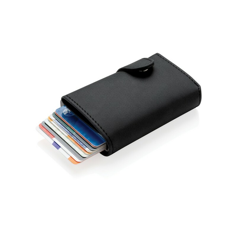 Etui na karty kredytowe, portfel, ochrona RFID P850.341 - czarny
