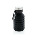 Skladana butelka sportowa 550 ml z karabinczykiem P432.621 - czarny