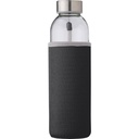 Szklana butelka 500 ml V0939-03 - czarny