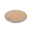 Ladowarka bezprzewodowa 10W ze slomy pszenicznej V0149-00 - neutralny