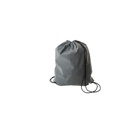 Worek ze sznurkiem, połyskliwy materiał V0958-19 - szary