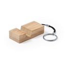Bambusowy brelok do kluczy, stojak na telefon V0964-00 - neutralny