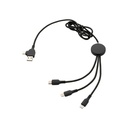 Kabel do ladowania z podswietleniem logotypu P302.391 - czarny