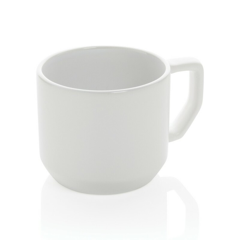 Kubek ceramiczny 350 ml P434.043 - bialy
