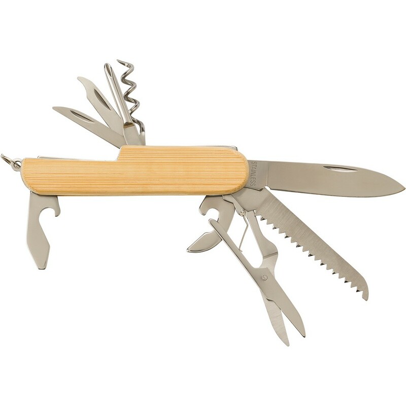 Narzedzie wielofunkcyjne, scyzoryk, 9 funkcji V7261-17 - drewno