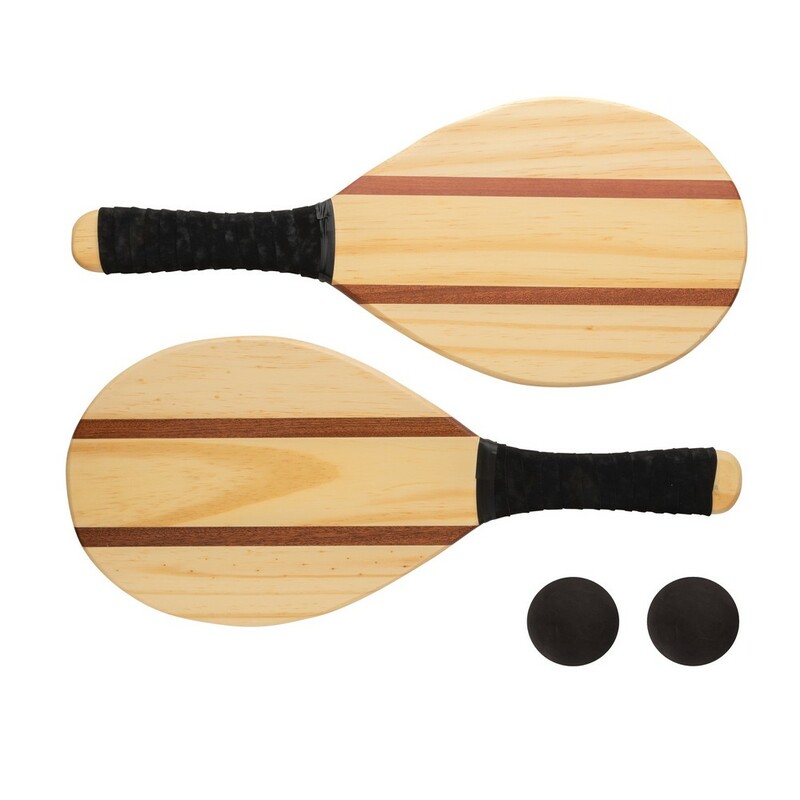 Zestaw do gry Frescobol P453.509 - brazowy