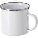 Emaliowany kubek 350 ml V4875-02 - bialy