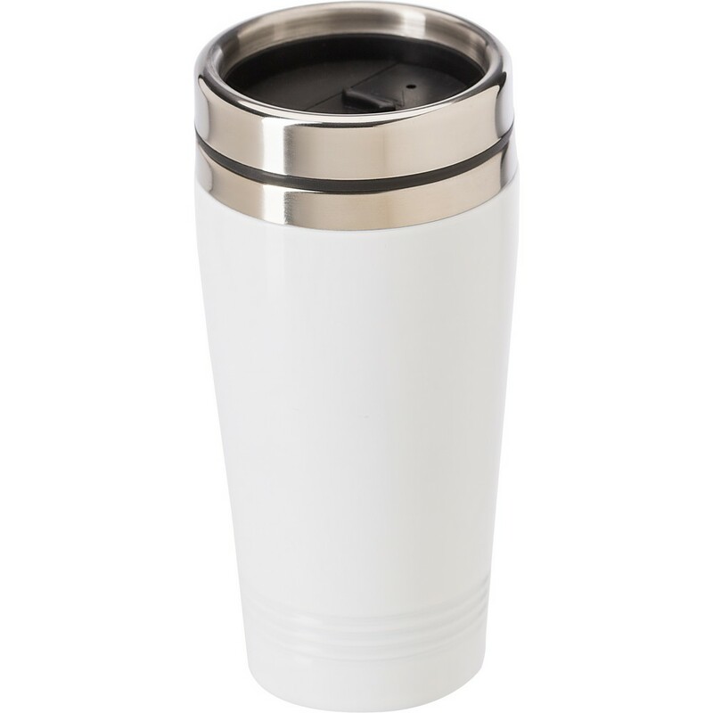 Kubek termiczny 450 ml V4876-02 - bialy