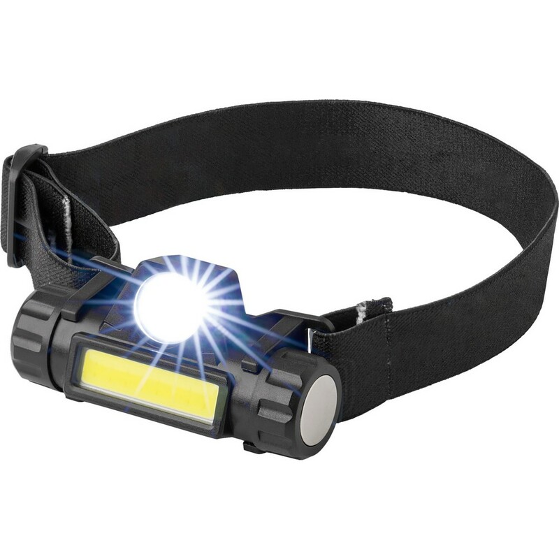 Latarka na glowe LED V7265-03 - czarny