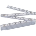Miara 1m, skladana V7268-02 - bialy