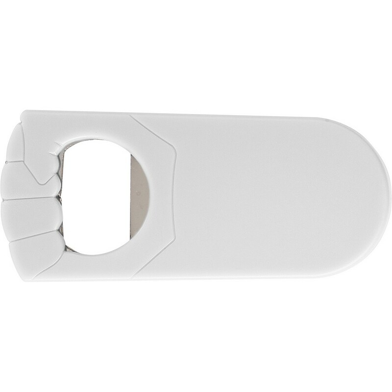 Otwieracz do butelek "piesc" V9966-02 - bialy