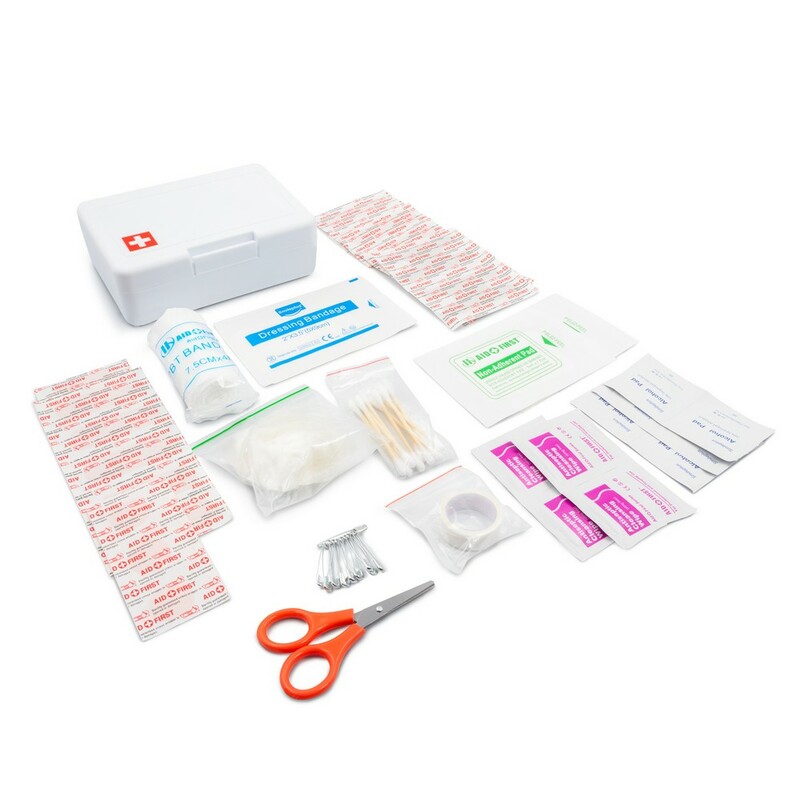 Apteczka w plastikowym opakowaniu, 64 el. | Ramona V7249-02 - bialy