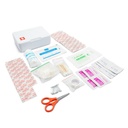 Apteczka w plastikowym opakowaniu, 64 el. | Ramona V7249-02 - bialy