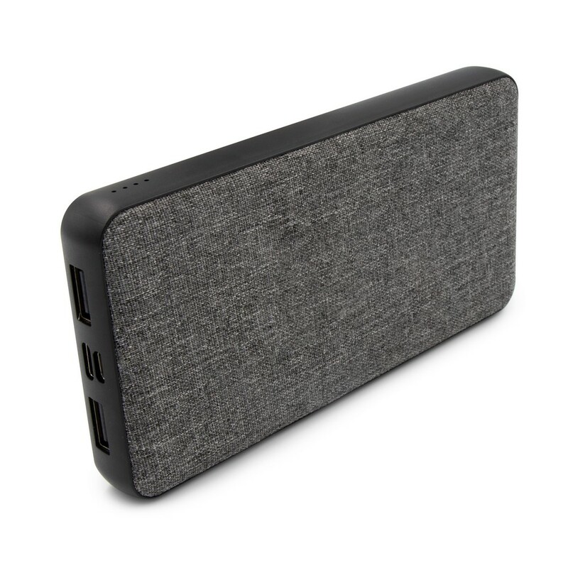 Power bank 8000 mAh RPET | Edgar V8296-19 - szary