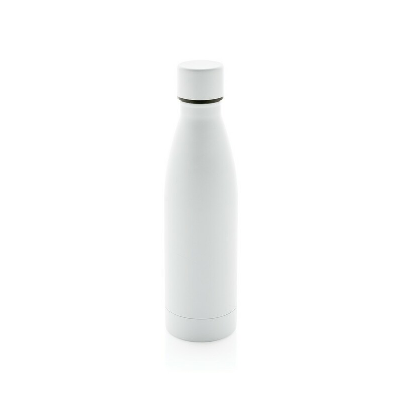 Butelka termiczna 500 ml, stal nierdzewna z recyklingu P433.273 - bialy