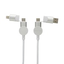 Kabel do ladowania 6 w 1 45W Urban Vitamin Oakland P302.703 - bialy