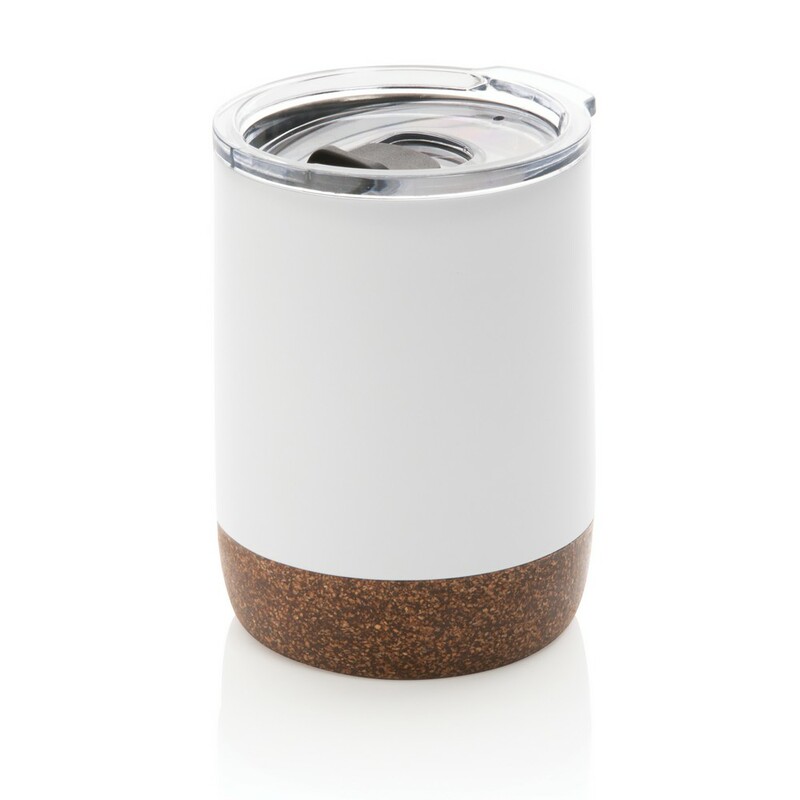 Kubek termiczny 180 ml, stal nierdzewna z recyklingu P435.053 - bialy