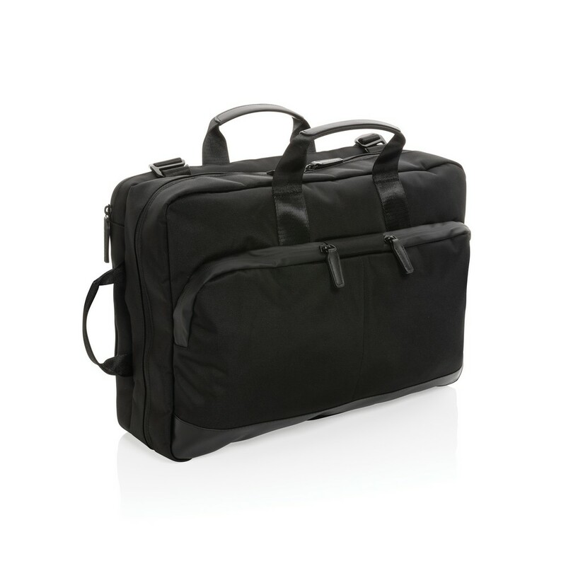 Plecak na laptopa 2 w 1 Swiss Peak AWARE™ RPET P762.711 - czarny
