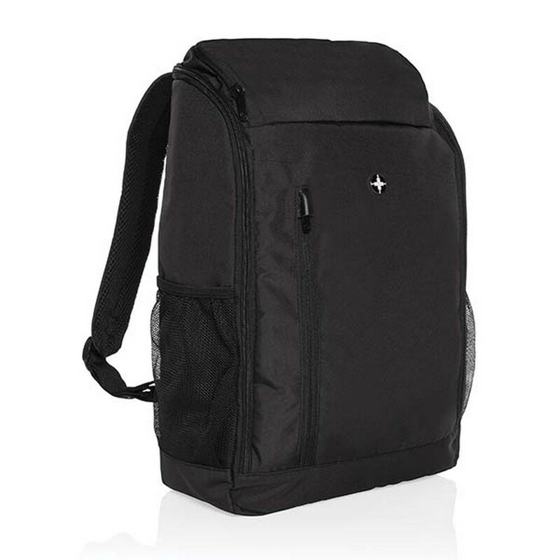 Plecak na laptopa 15" Swiss Peak AWARE™ RPET P763.111 - czarny