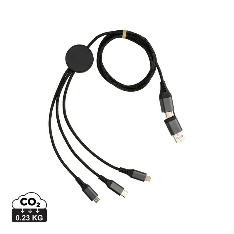 Kabel do ladowania 6 w 1 Terra P302.682 - szary