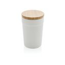 Kubek podrozny 300 ml z PP z recyklingu P433.293 - bialy