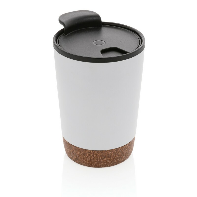 Kubek termiczny 300 ml, PP z recyklingu P435.073 - bialy