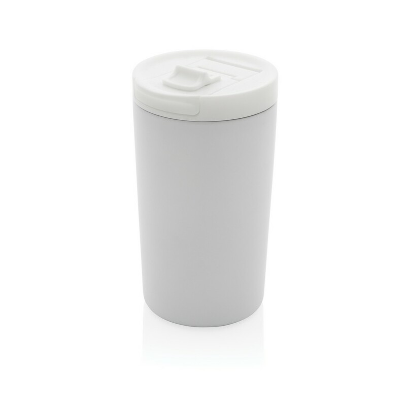 Kubek termiczny 300 ml, stal nierdzewna z recyklingu P435.093 - bialy