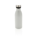 Butelka sportowa 500 ml ze stali nierdzewnej z recyklingu P435.713 - bialy