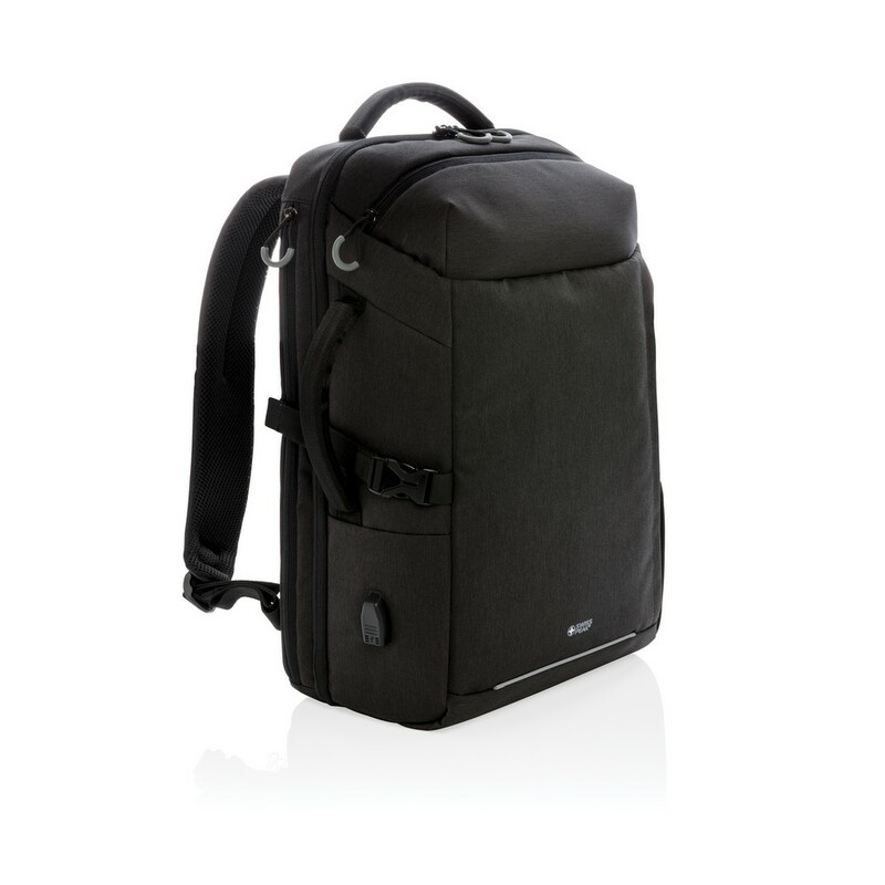 Torba sportowa, podrozna Swiss Peak AWARE™ RPET P763.141 - czarny