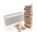 Drewniana gra zrecznosciowa wieza P940.163 - bialy