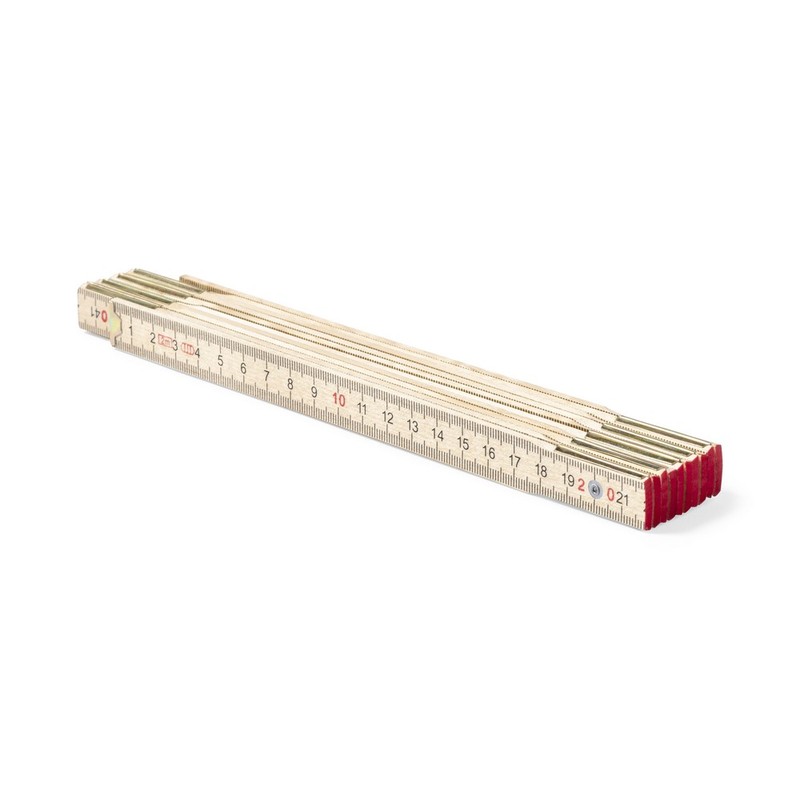 Drewniana miara 2m, skladana V1022-17 - drewno