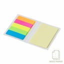 Zestaw do notatek, karteczki samoprzylepne, papier z nasionami V2997-02 - biały
