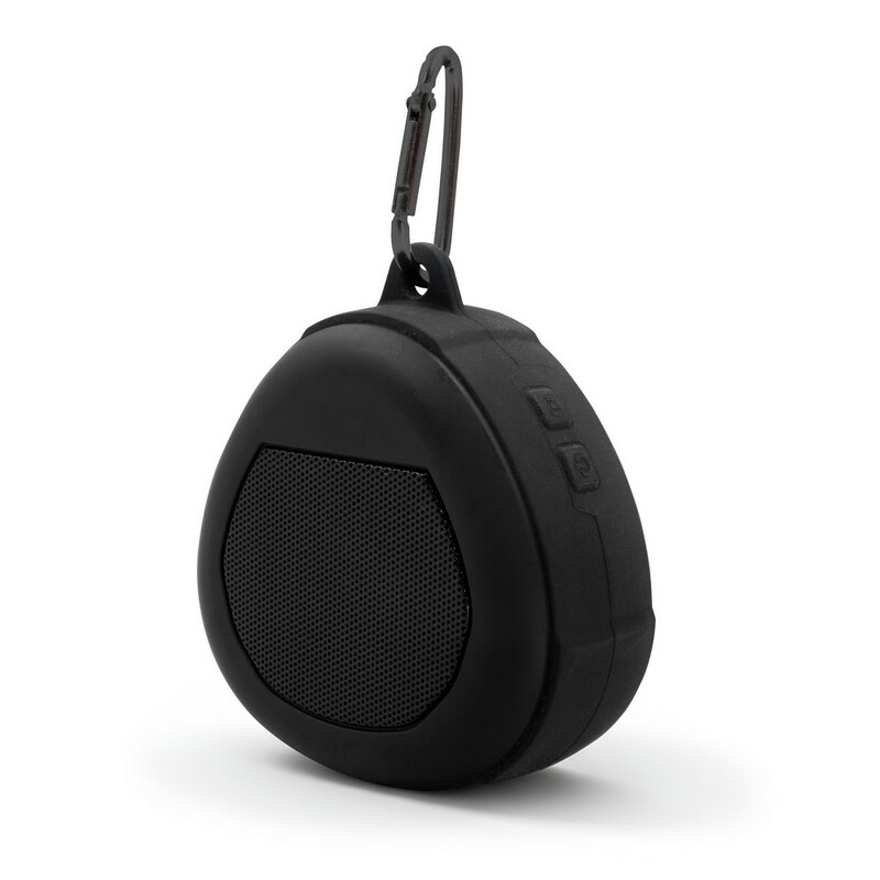Glosnik bezprzewodowy 5W Air Gifts z karabinczykiem | Justice V7281-03 - czarny
