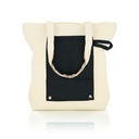 Bawełniana torba na zakupy, składana | Arlo V7297-03 - czarny