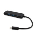 Hub USB i USB-C z RABS | Gerard V0018-03 - czarny