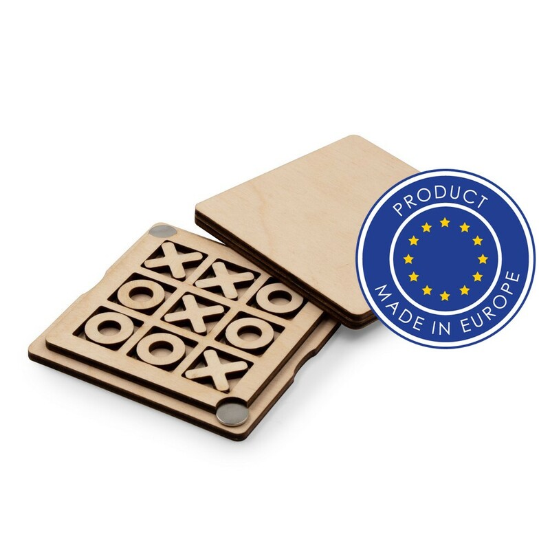 Gra "kółko i krzyżyk" | Edony V0019-20 - beżowy