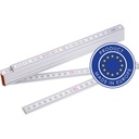 Miara 2m, skladana V1154-02 - bialy