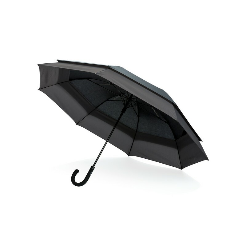 Rozszerzalny parasol 23"/27" Swiss Peak AWARE™ P850.451 - czarny