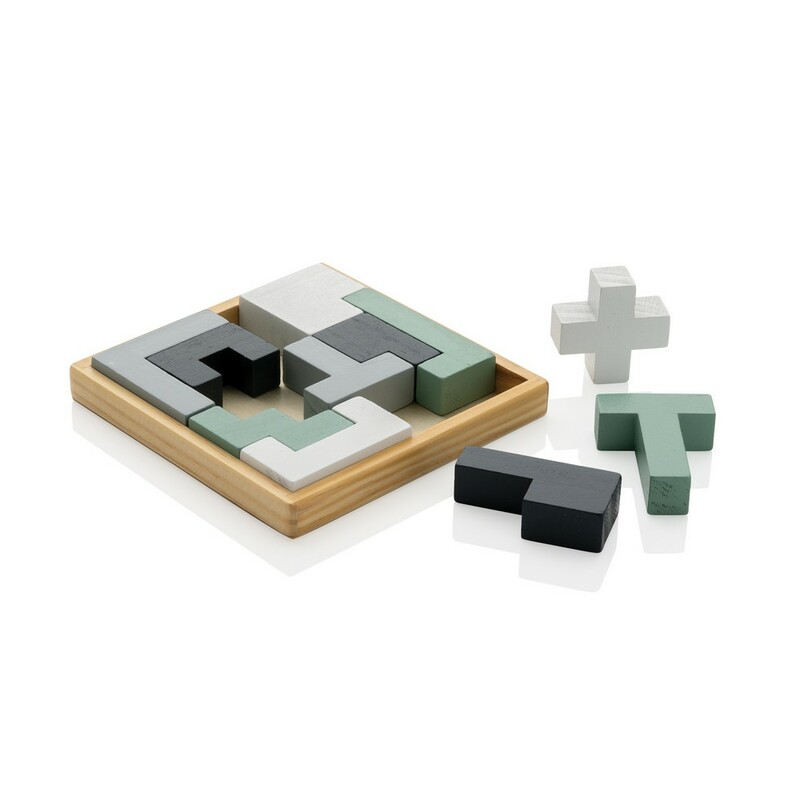 Drewniane puzzle Cree P940.289 - brazowy