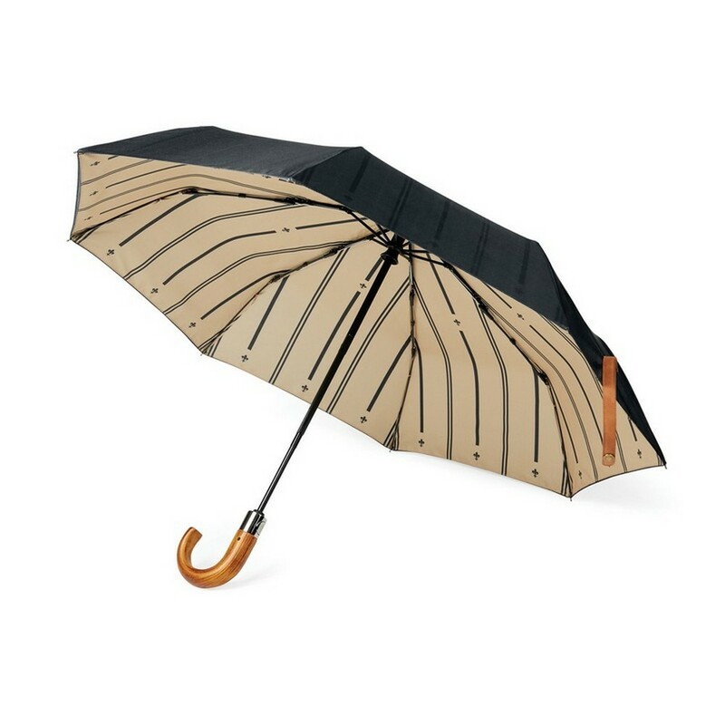 Skladany parasol 21" VINGA Bosler AWARE™ RPET VG480-03 - czarny