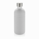 Butelka sportowa 800 ml Soda do napojow gazowanych, stal nierdzewna z recyklingu P435.803 - bialy