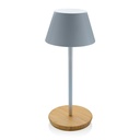 Lampka na biurko Pure Glowe, plastik z recyklingu P513.283 - bialy
