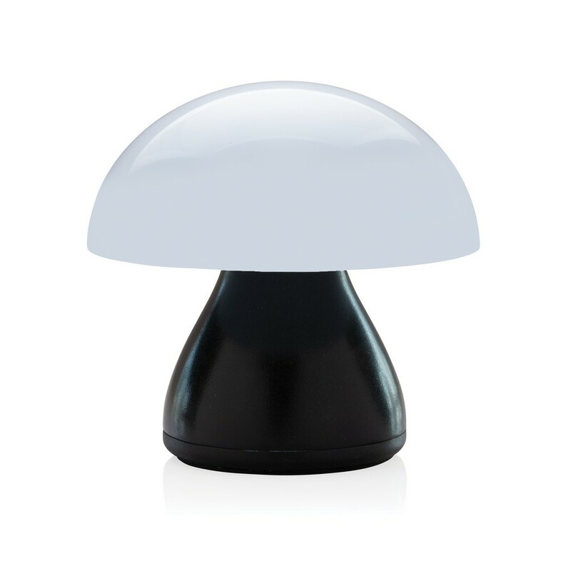 Lampka na biurko Luming, plastik z recyklingu P513.741 - czarny