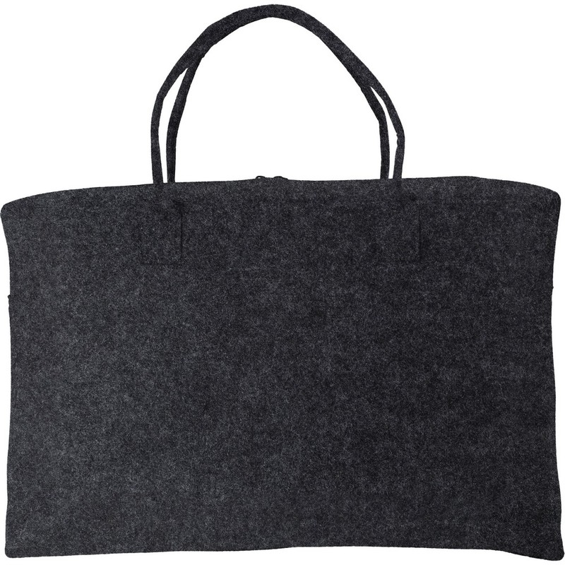 Torba sportowa, podrozna z filcu RPET V1259-15 - grafitowy