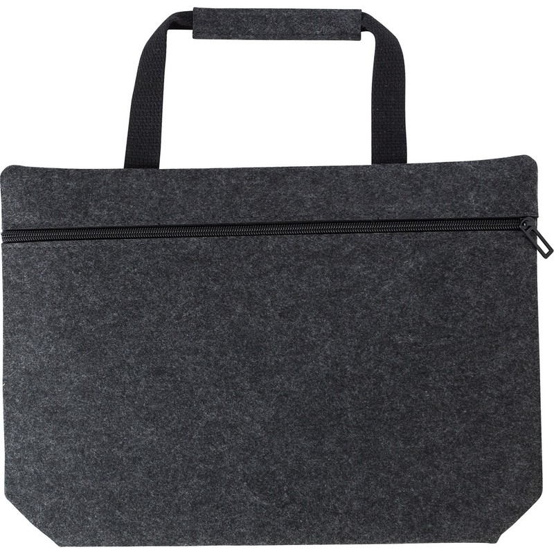 Torba na laptopa 15" z filcu RPET V1255-15 - grafitowy