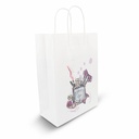 Torba papierowa A5 | Dialla S V0002-02 - bialy