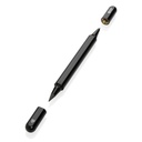 Dlugopis 2 w 1 Swiss Peak Storm, aluminium z recyklingu P611.251 - czarny