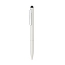 Dlugopis, touch pen Kymi, aluminium z recyklingu P611.233 - bialy