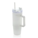 Kubek podrozny 900 ml Tana, plastik z recyklingu P437.103 - bialy