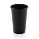 Lekki kubek podrozny 450 ml Alo, aluminium z recyklingu P437.201 - czarny